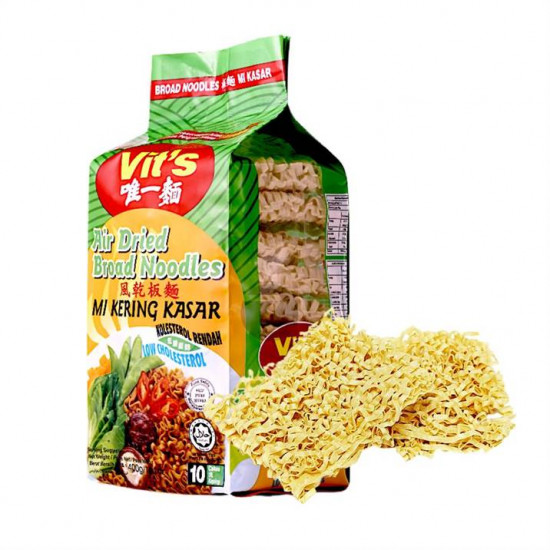 VITS Air Dried Broad Noodles 400g