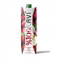 Lavi Apple & Sour Cherry Juice 100% 1 Litre x 12 pack
